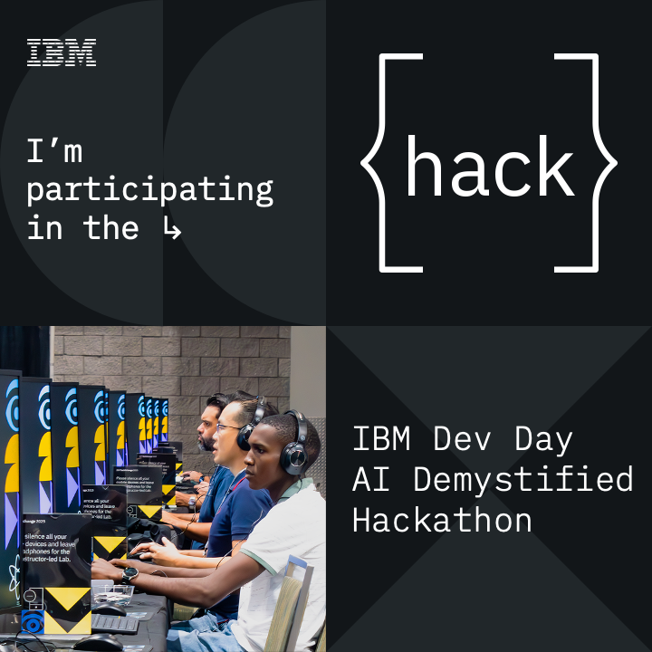 IBM Dev Day Hackathon Event